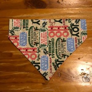 Holiday dog bandana